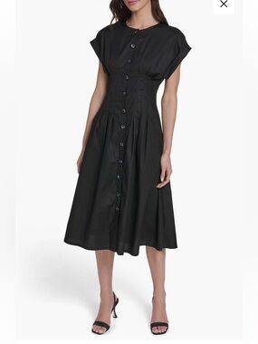 calvin klein embroidered midi dress Calvin Klein Womens Dress Midi Size 2